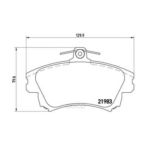 Тормозные колодки дисковые brembo P54036 в Колеса даром