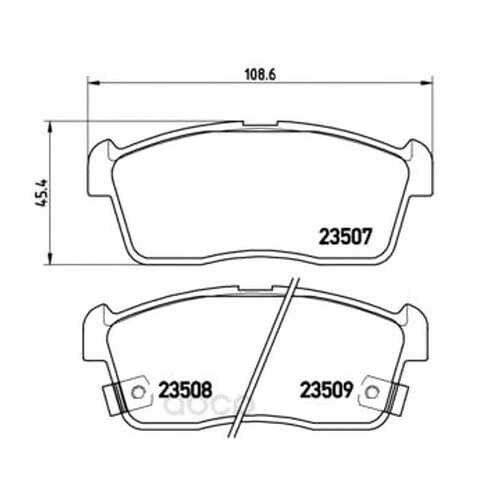 Тормозные колодки дисковые brembo P79012 в Колеса даром