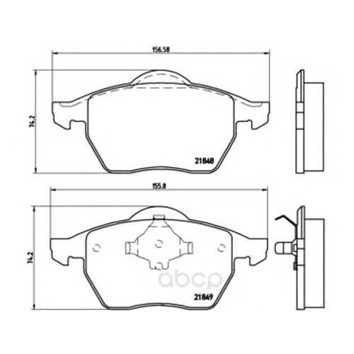 Тормозные колодки дисковые brembo P85039 в Колеса даром