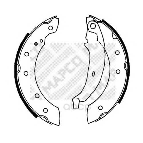Тормозные колодки дисковые Mapco 8128 в Колеса даром
