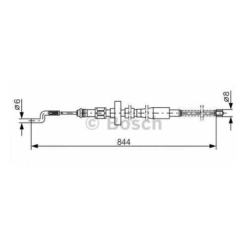 Трос cтояночного тормоза Bosch 1987477171 в Колеса даром