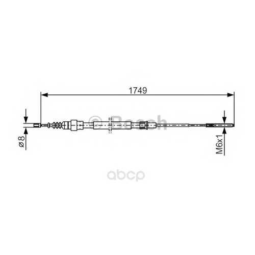 Трос cтояночного тормоза Bosch 1987477321 в Колеса даром