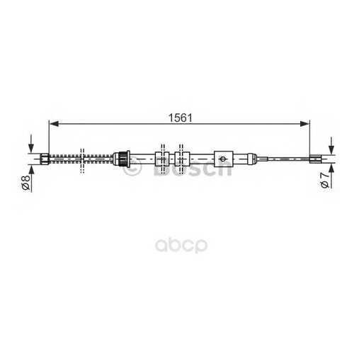 Трос cтояночного тормоза Bosch 1987477430 в Колеса даром