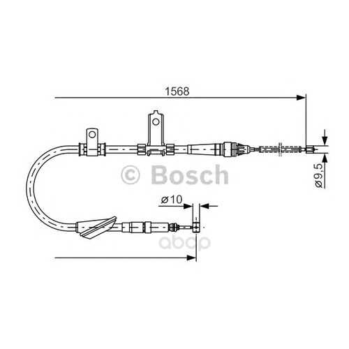 Трос cтояночного тормоза Bosch 1987477791 в Колеса даром