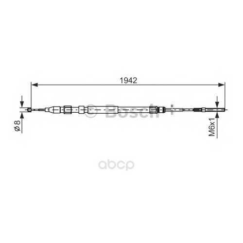 Трос cтояночного тормоза Bosch 1987477820 левый и правый в Колеса даром