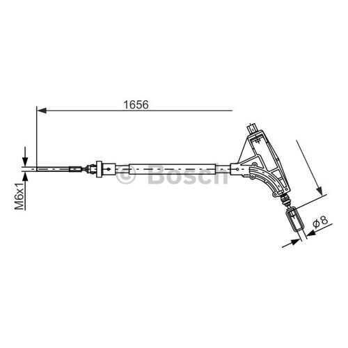 Трос cтояночного тормоза Bosch 1987477871 в Колеса даром