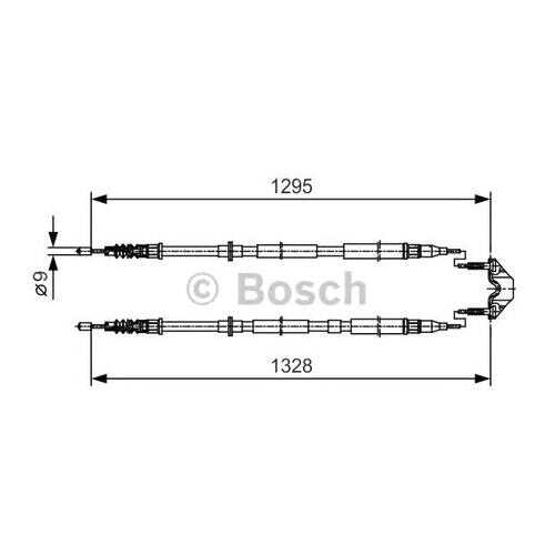 Трос cтояночного тормоза Bosch 1987477908 в Колеса даром