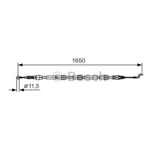 Трос cтояночного тормоза Bosch 1987482016 в Колеса даром