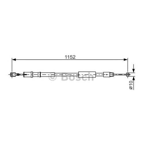 Трос cтояночного тормоза Bosch 1987482025 в Колеса даром