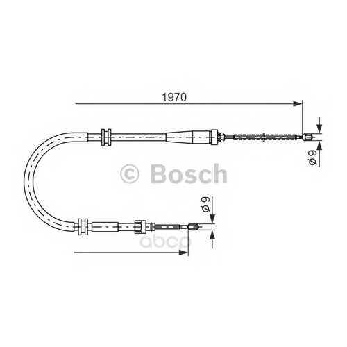 Трос cтояночного тормоза Bosch 1987482253 в Колеса даром