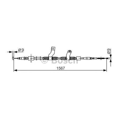 Трос cтояночного тормоза Bosch 1987482354 в Колеса даром