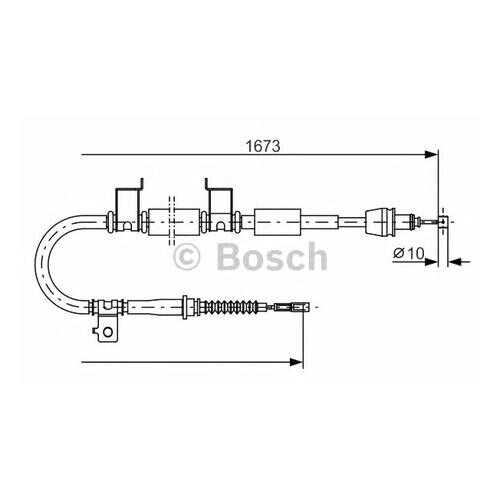 Трос cтояночного тормоза Bosch 1987482362 в Колеса даром