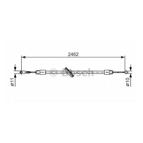 Трос cтояночного тормоза Bosch 1987482381 в Колеса даром