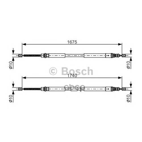 Трос ручного тормоза Bosch 1987482144 в Колеса даром