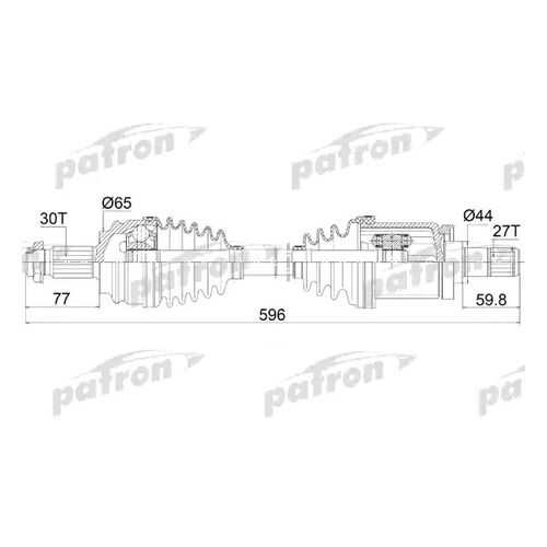 Приводной вал PATRON PDS0421 в Колеса даром