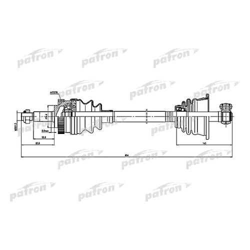 Приводной вал PATRON PDS1601 в Колеса даром