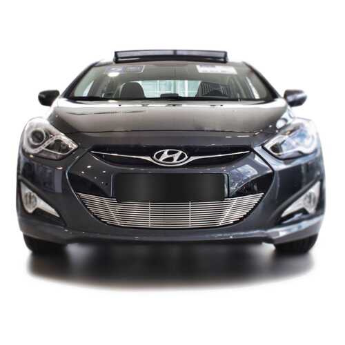 Накладка решетки бампера Fancycar для Hyundai i40 (2011+), нижняя, профиль 6,5 мм, нержаве в Колеса даром