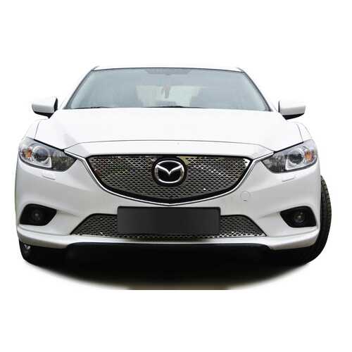 Накладка решетки бампера Fancycar для Mazda 6 III GJ (2012+), нижняя, лист 1,5 мм, нержаве в Колеса даром