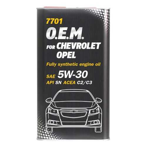 7702 MANNOL O.E.M. for CHEVROLET OPEL 10W-40 5 л. Полусинтетическое моторное масло в Колеса даром