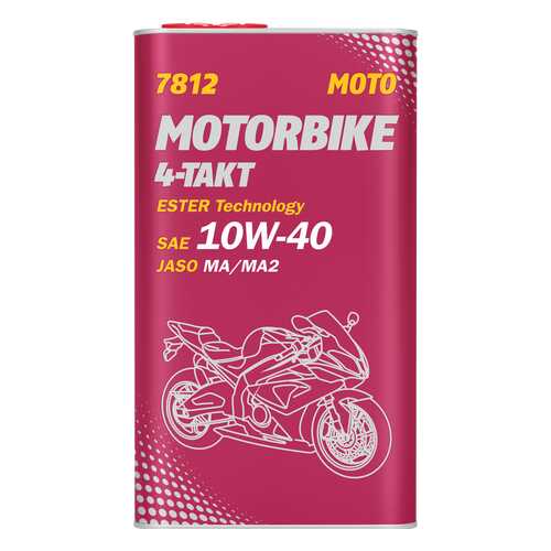 7812 MANNOL 4-Takt Motorbike 10W-40 20 л. Синт. моторное масло в Колеса даром