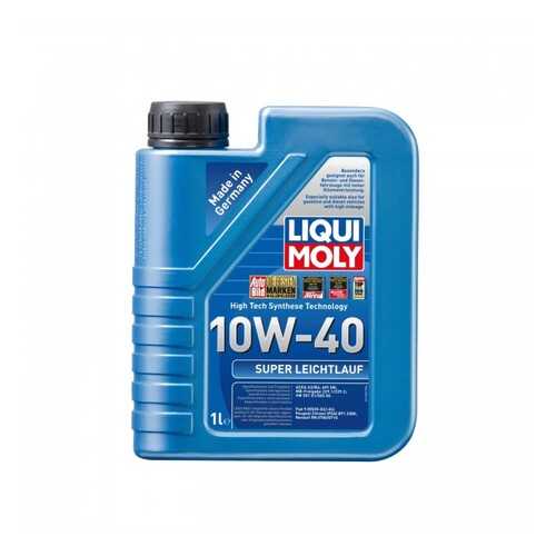 Масло Моторное Liqui Moly Super Leichtlauf 10w-40, 1l Liqui moly арт. 9503 в Колеса даром