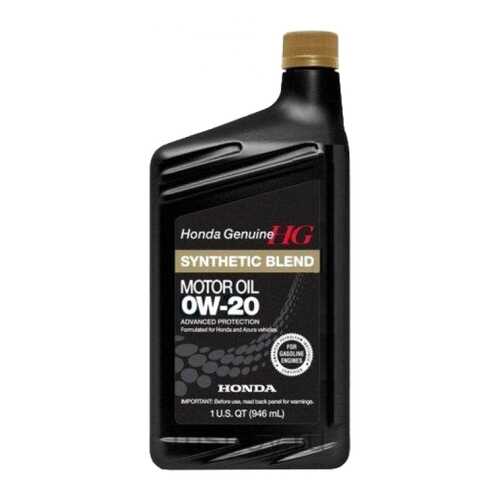 Масло Моторное Синтетическое 946мл - 0w20 Full Synthetic (Sn) HONDA арт. 87989063 в Колеса даром