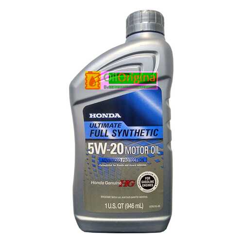 Масло Моторное Синтетическое 946мл - 5w20 Ultimate Full Synthetic (Sn, Gf-5) HONDA арт. 87 в Колеса даром