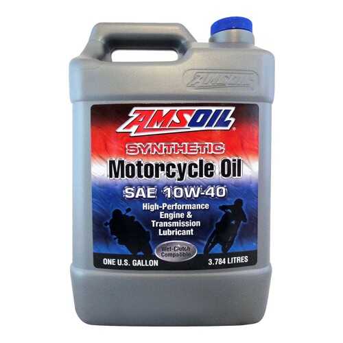 Моторное масло Amsoil Metric Motorcycle 10W-40 3,784л в Колеса даром