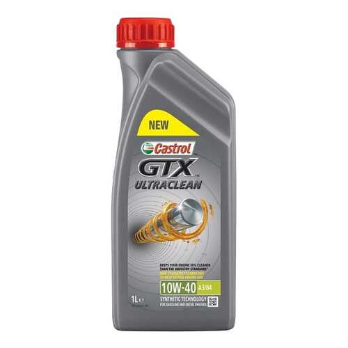 Моторное масло Castrol GTX Ultraclean 10W-40 1л в Колеса даром