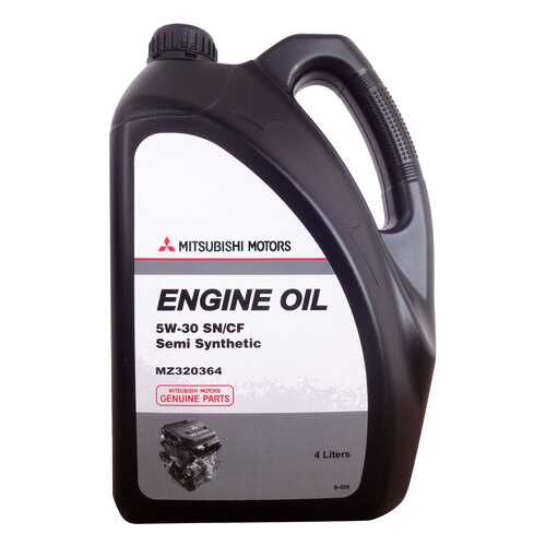 Моторное масло Mitsubishi Engine Oil Semi-Synthetic 5W-30 4л в Колеса даром