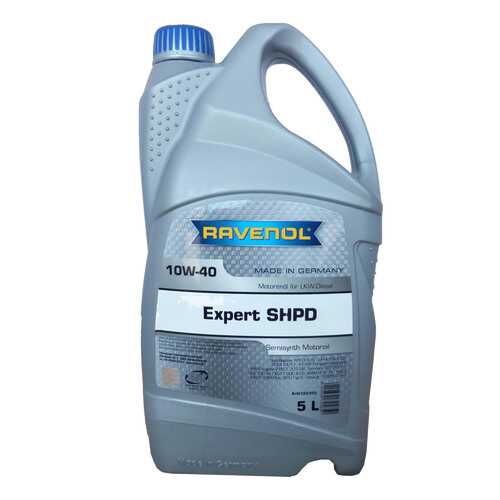 Моторное масло Ravenol Expert SHPD SAE 10W-40 5л в Колеса даром