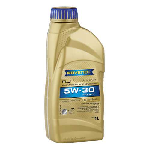 Моторное масло Ravenol FLJ SAE 5W-30 1л в Колеса даром