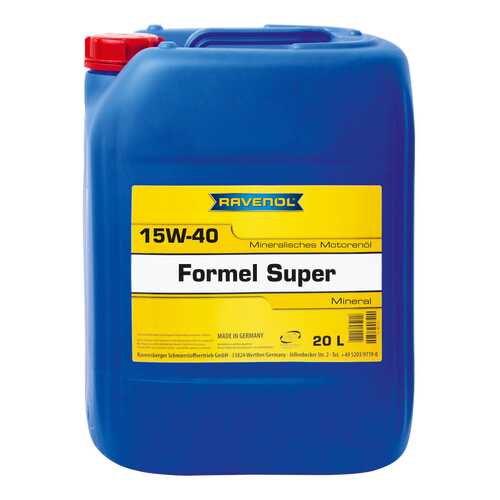 Моторное масло Ravenol Formel Super SAE 15W-40 20л в Колеса даром