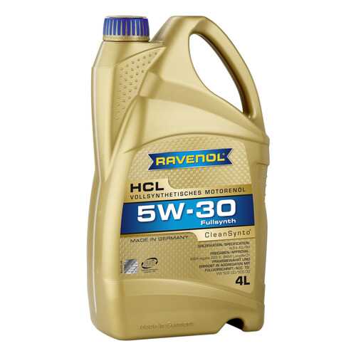 Моторное масло Ravenol HCL SAE 5W-30 4л в Колеса даром