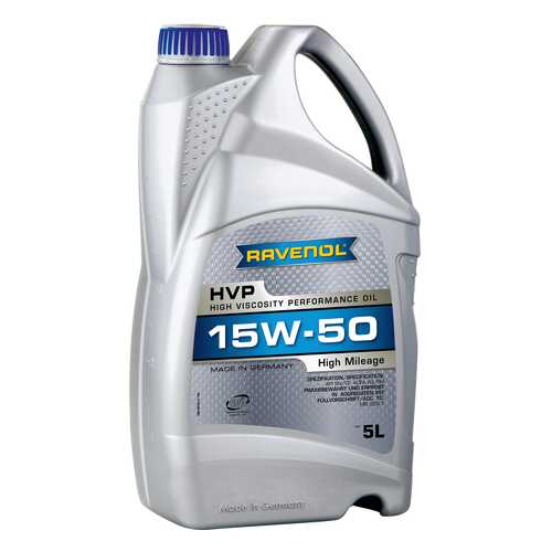 Моторное масло Ravenol HVP High Viscosity Perfor Oil SAE 15W-50 5л в Колеса даром