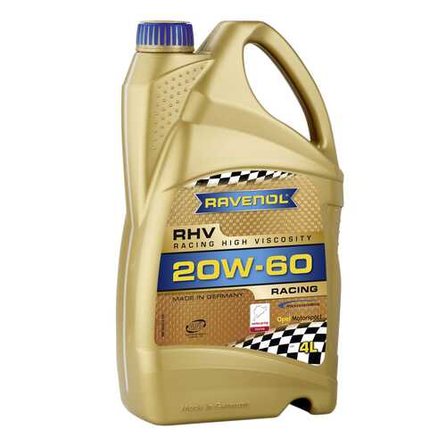 Моторное масло Ravenol RHV Racing High Viscosity SAE 20W-60 4л в Колеса даром