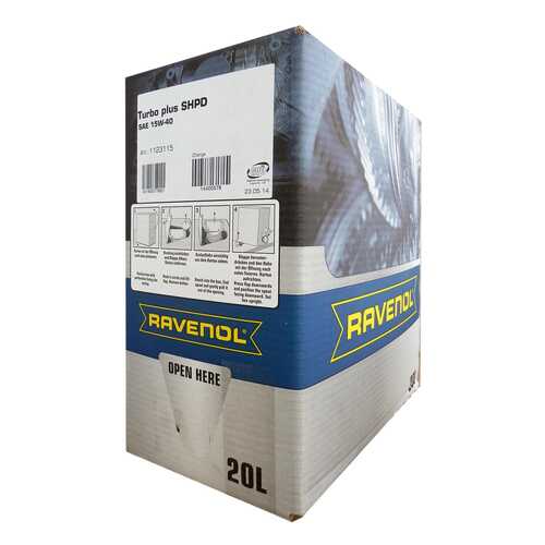 Моторное масло Ravenol Turbo plus SHPD 15W-40 20л ecobox в Колеса даром