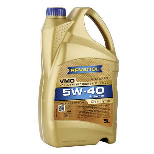 Моторное масло Ravenol VMO SAE 5W-40 5л в Колеса даром