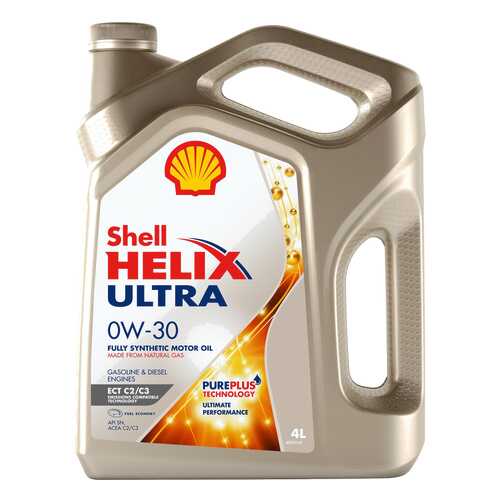 Моторное масло Shell Helix Ultra 0w30 4л в Колеса даром