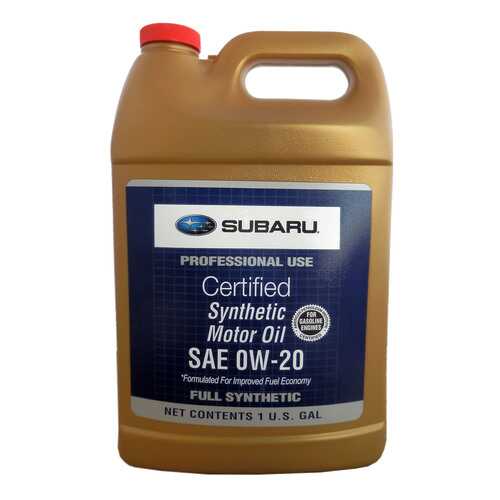 Моторное масло Subaru Synthetic 0W-20 3,780л в Колеса даром