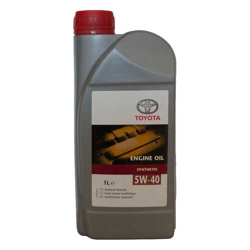 Моторное масло Toyota Engine Oil Synthetic 5W-40 1л в Колеса даром