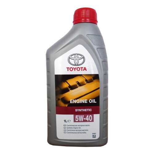 Моторное масло Toyota Engine Oil Synthetic SAE 5W-40 1л в Колеса даром