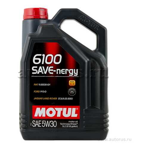 MOTUL 107972 масло моторное motul 6100 syn-nergy 5w30 синтетическое 5 л 107972 в Колеса даром