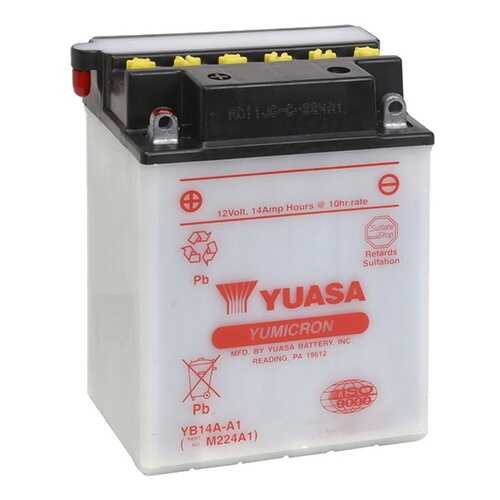 Аккумулятор Yamaha YB1-4AA10-00-00 /BTY-YB14A-A1-00 /BRP 715900171 Yuasa YB14A-A1 YB14A-A1 в Колеса даром